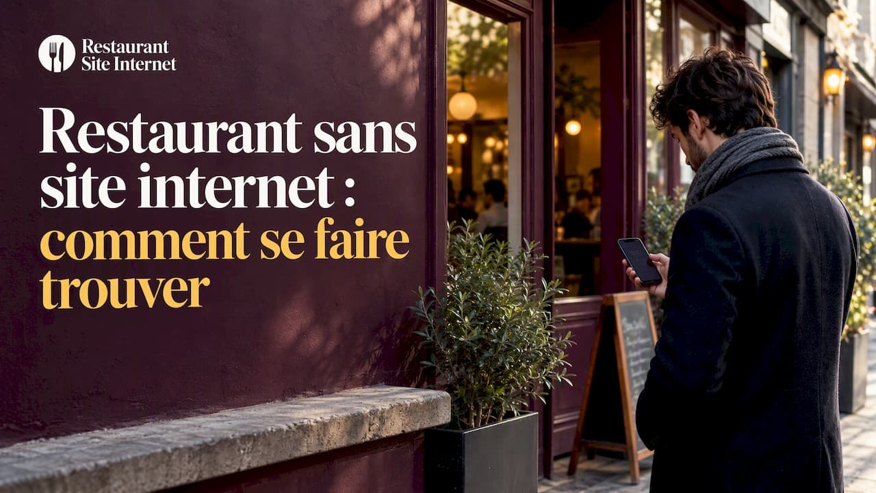 Restaurant sans site internet : comment se faire trouver